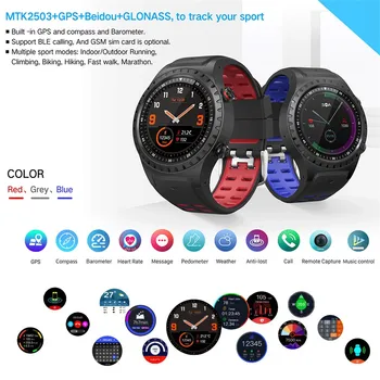 GPS Smart Watch Running Sport GPS Watch Bluetooth Phone Call Smartphone Waterproof Heart Rate Compass Altitude Clock #20
GPS Smart Watch Running Sport GPS Watch Bluetooth Phone Call Smartphone Waterproof Heart Rate Compass Altitude Clock #20