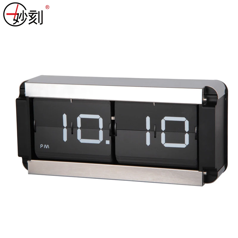 Luxury Table Clock Metal Flip Quartz Movement Digital Desk Clock Fashion Home Furnishing Creative Decoration Wall Clock
Luxury Table Clock Metal Flip Quartz Movement Digital Desk Clock Fashion Home Furnishing Creative Decoration Wall Clock