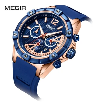 MEGIR Men Watches Sport Style Waterproof Big Dial Chronograph Auto Date Fashion Military Clock Luminous Current Relogio Masculno
MEGIR Men Watches Sport Style Waterproof Big Dial Chronograph Auto Date Fashion Military Clock Luminous Current Relogio Masculno