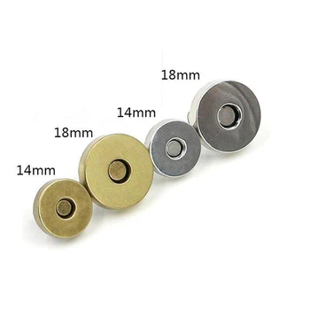 100Pcs 14mm-18mm thin magnetic button. Slim button. Snaps Press. Magnetic. Bags magnet buckle. Buttons
100Pcs 14mm-18mm thin magnetic button. Slim button. Snaps Press. Magnetic. Bags magnet buckle. Buttons