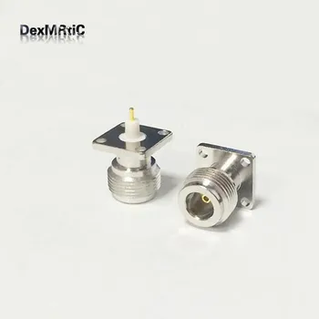 1PC N Female Jack RF Coax Adapter convertor solder post 4-hole panel mount Insulator Long 4mm Nickelplated wholesale
1PC N Female Jack RF Coax Adapter convertor solder post 4-hole panel mount Insulator Long 4mm Nickelplated wholesale