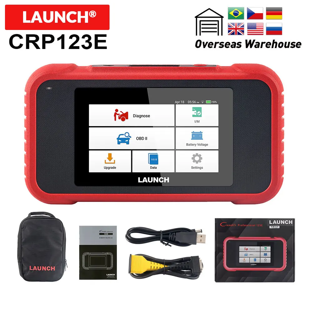 Launch CRP123E Engine/ABS/SRS Transmission OBDII Code reader Launch Creader fault code scanner car Diagnostic Tool CRP123 E
Launch CRP123E Engine/ABS/SRS Transmission OBDII Code reader Launch Creader fault code scanner car Diagnostic Tool CRP123 E