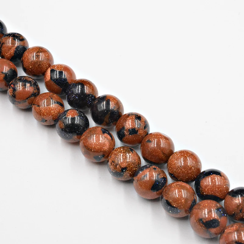 Natural Blue/Gold Mixed Sand Stone Round Beads Wholesale Beads Loose Beads for Jewelry Making Necklace DIY 4-12mm Free Shipping
Natural Blue/Gold Mixed Sand Stone Round Beads Wholesale Beads Loose Beads for Jewelry Making Necklace DIY 4-12mm Free Shipping
