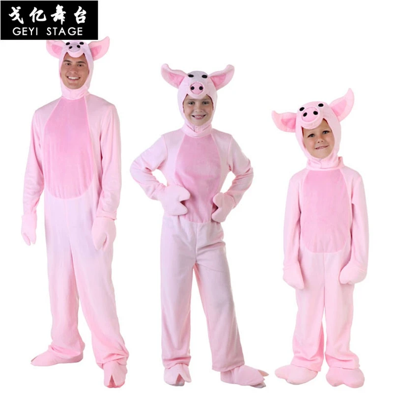 

Pig Pajama Onesie Women Adult Kigurumi Pink Animal Cosplay Costume Flannel Warm Soft Sleepwear Girls Cartoon Carnival Party