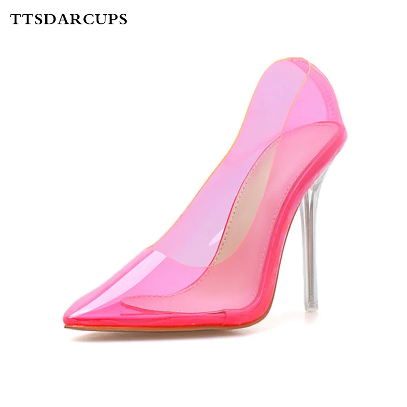 TTSDARCUPS New style pointed single shoes transparent small high-definition high heels Fine-heeled Princess Girls Crystal Shoes
TTSDARCUPS New style pointed single shoes transparent small high-definition high heels Fine-heeled Princess Girls Crystal Shoes