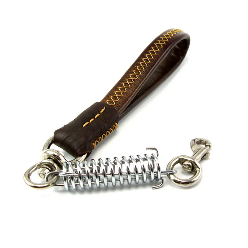 Big dog chains cow leather short Leashes Collar pulling Rope Dog traction rope training walk for Medium Large dog
Big dog chains cow leather short Leashes Collar pulling Rope Dog traction rope training walk for Medium Large dog