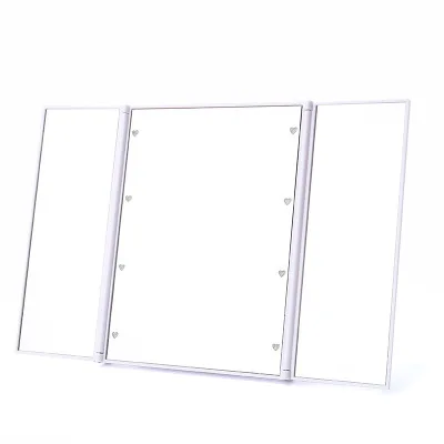 Wholesale Folding Desk type LED cosmetic mirror Portable Makeup mirror with Support For Dressers
Wholesale Folding Desk type LED cosmetic mirror Portable Makeup mirror with Support For Dressers