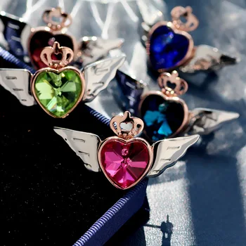 Card Captor Sakura Action Figure Printed Alloy Love Heart Wings Imperial Crown Cartoon Diamond Girls Fashion Brooch Pin Doll New
Card Captor Sakura Action Figure Printed Alloy Love Heart Wings Imperial Crown Cartoon Diamond Girls Fashion Brooch Pin Doll New