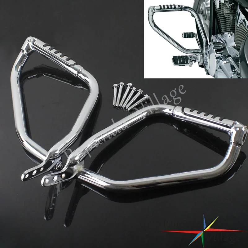 Chrome Motorbikes Highway Crash Bar Engine Guard Protector for Honda VTX1300 VTX 1300 1300C 1300R 1300S 1300T 2002-2009
Chrome Motorbikes Highway Crash Bar Engine Guard Protector for Honda VTX1300 VTX 1300 1300C 1300R 1300S 1300T 2002-2009