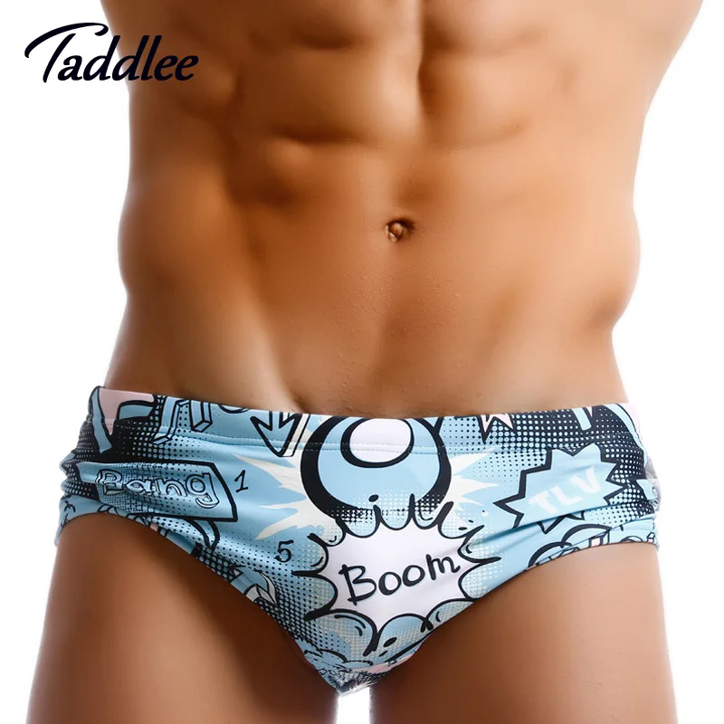 

Taddlee Brand Sexy Men Swimsuits Brief Swimwear Bikini Low Rise Summer Men's Swimming Boxer Trunks Surf Board Bathing Suits Gay