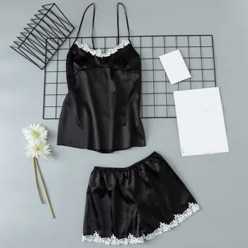 2019 summer fashion new explosion ladies lace lace pajamas suit women's solid color sexy lace pajamas set пижама женская 40*
2019 summer fashion new explosion ladies lace lace pajamas suit women's solid color sexy lace pajamas set пижама женская 40*