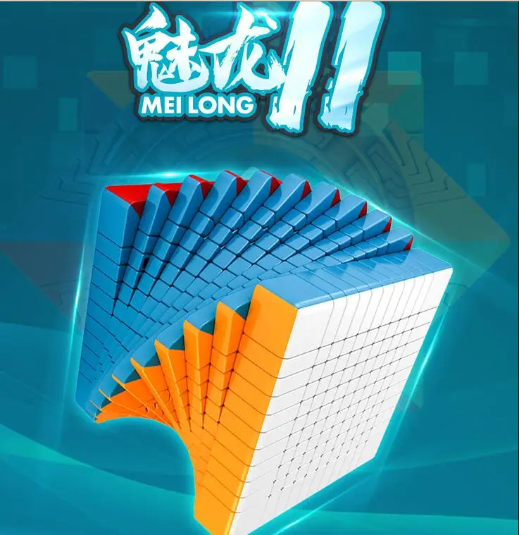 Mofangjiaoshi Meilong 11x11 cubo Magico Puzzle Cube Twist Puzzle Educational Toy
Mofangjiaoshi Meilong 11x11 cubo Magico Puzzle Cube Twist Puzzle Educational Toy