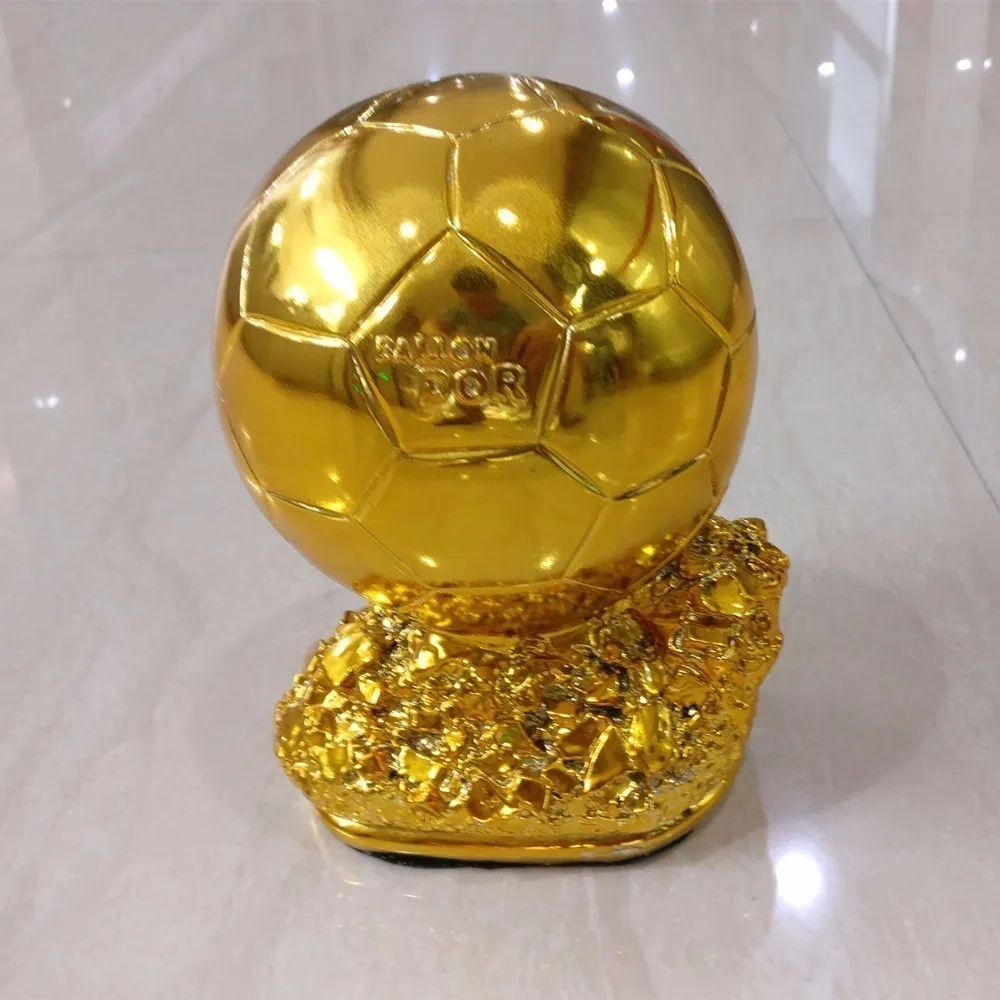 World Football Cup Ballon d'Or Trofeos Resin Best Player Awards 21cm Golden Ball Soccer Trophy Football Trophy Replica Futebol
World Football Cup Ballon d'Or Trofeos Resin Best Player Awards 21cm Golden Ball Soccer Trophy Football Trophy Replica Futebol