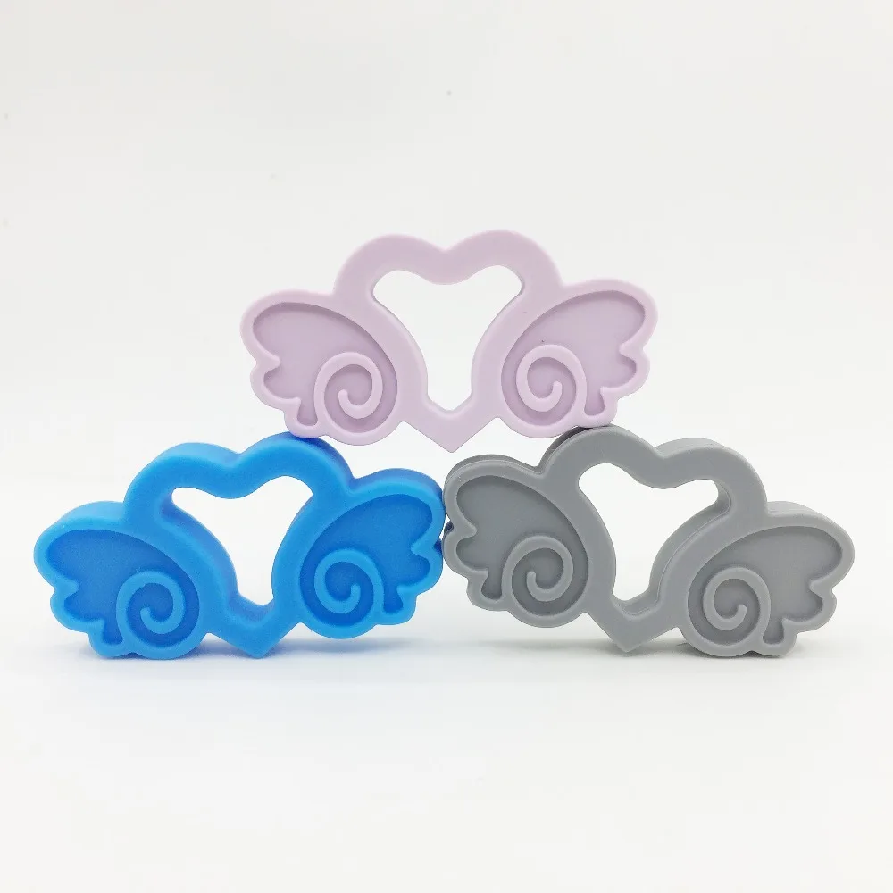 Silicone Teethers Animal Angel Wing Baby Silicone Teether Pendants Chew Charms Baby Teething Gift Toddler Toys pendants
Silicone Teethers Animal Angel Wing Baby Silicone Teether Pendants Chew Charms Baby Teething Gift Toddler Toys pendants