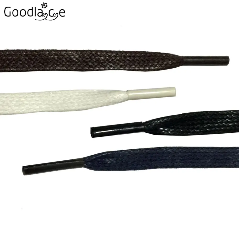 Широкие хлопковые (восковые) шнурки 7мм|flat waxed shoelaces|waxed shoelaceswaxed cotton shoelaces |