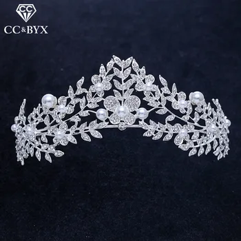 CC tiaras and crowns cubic zircon pearl engagement wedding hair accessories for bridal jewelry shine rhinestone leaf shape XY262
CC tiaras and crowns cubic zircon pearl engagement wedding hair accessories for bridal jewelry shine rhinestone leaf shape XY262