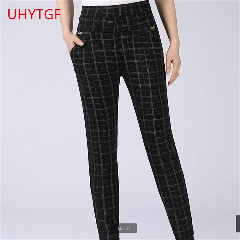 NEW Woman summer trousers long Elasticity High waist Women's long pants with pockets lattice Large size women's trousers R55
NEW Woman summer trousers long Elasticity High waist Women's long pants with pockets lattice Large size women's trousers R55