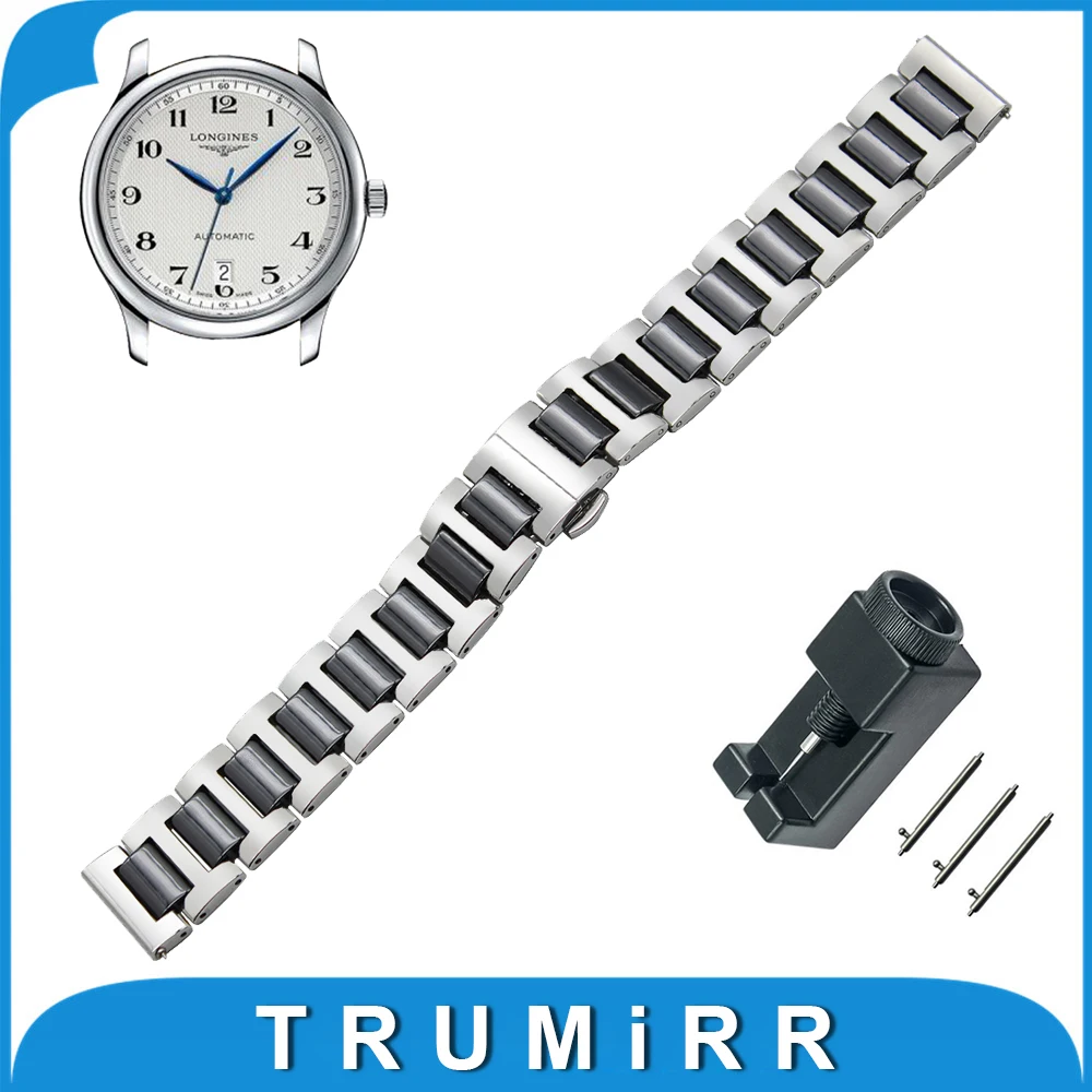 18mm 20mm 22mm Ceramic + Stainless Steel Watch Band for Longines L2 L3 L4 Master Conquest Quick Release Strap Wrist Bracelet 18mm 20mm 22mm Ceramic + Stainless Steel Watch Band for Longines L2 L3 L4 Master Conquest Quick Release Strap Wrist Bracelet<br><br>Aliexpress
