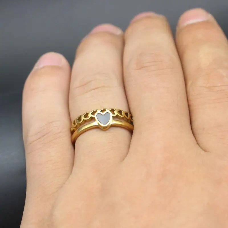 Cute Bear Brand New Stainless Steel Loves Heart Rings Luxury Jewelry Wedding Ring For Women Men Engagement Ring Couples Gift
Cute Bear Brand New Stainless Steel Loves Heart Rings Luxury Jewelry Wedding Ring For Women Men Engagement Ring Couples Gift