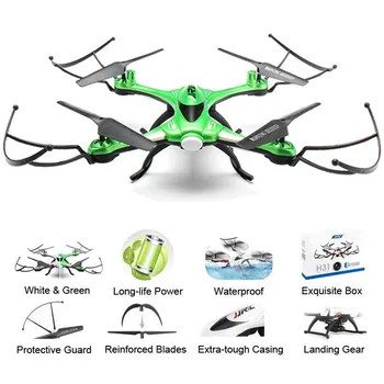 JJR/C H31 Mini RC Drone Waterproof Anti-crash 2.4G 4CH 6Axis Quadcopter Headless Mode LED RC Drone Toy Combo RTF VS H37 Syma X5C
JJR/C H31 Mini RC Drone Waterproof Anti-crash 2.4G 4CH 6Axis Quadcopter Headless Mode LED RC Drone Toy Combo RTF VS H37 Syma X5C