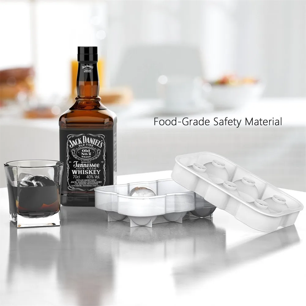 Creative 1PC Silicon 6 Ice Round Ball Mold Tray Ice Cube Sphere For Party Whiskey Not leaking
Creative 1PC Silicon 6 Ice Round Ball Mold Tray Ice Cube Sphere For Party Whiskey Not leaking