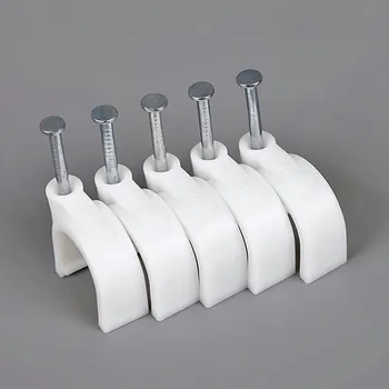 100pcs 5mm Round Steel Nail Cable Wire Wall Hanging Screw Clips Cable Clip For RG59 RG6 White High Quality Low Price Favorable
100pcs 5mm Round Steel Nail Cable Wire Wall Hanging Screw Clips Cable Clip For RG59 RG6 White High Quality Low Price Favorable