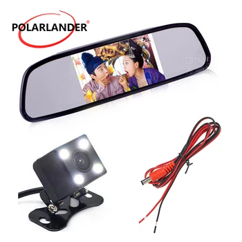 4.3" Car Rearview Mirror Monitor Auto Parking System + LED Night Vision Backup Reverse Camera CCD Car Rear View Camera
4.3" Car Rearview Mirror Monitor Auto Parking System + LED Night Vision Backup Reverse Camera CCD Car Rear View Camera