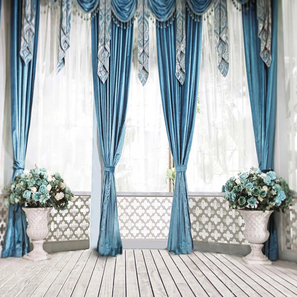 Wedding Photography Backdrop Blue Curtain Vinyl For Wedding Photography Backdrop Blue Curtain Vinyl For Photocall Infantil Background Photo Studio In From Consumer
