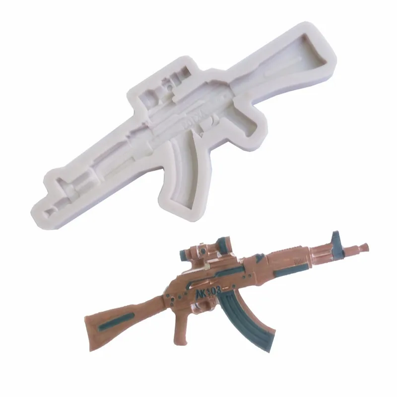 Toy Rifle Shape Fondant Cake Silicone Chocolate Biscuits Mould Soap Candle Pastry Ice Cube Molds DIY Cake Decoration Tools Aouke
Toy Rifle Shape Fondant Cake Silicone Chocolate Biscuits Mould Soap Candle Pastry Ice Cube Molds DIY Cake Decoration Tools Aouke