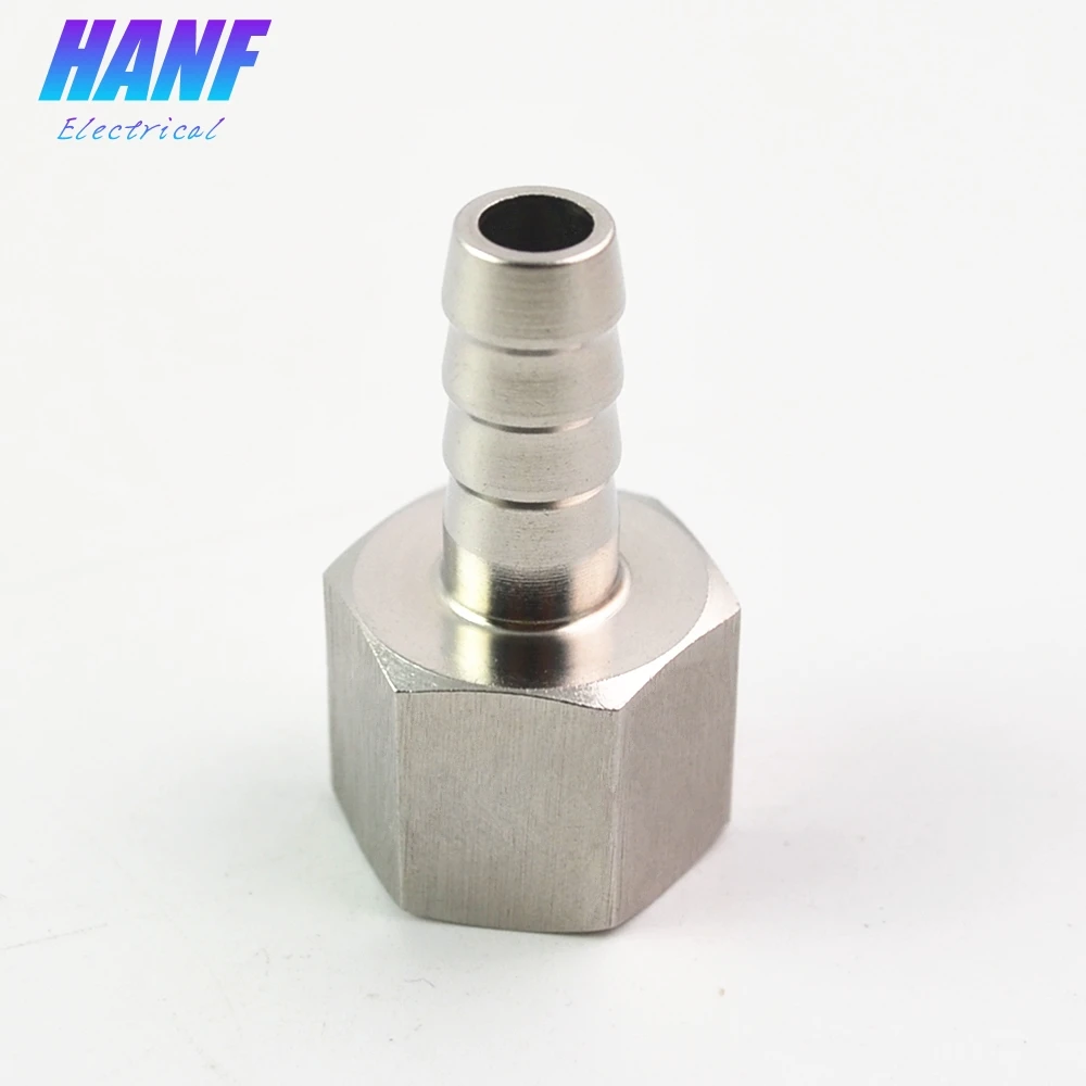 1pcs 304 Stainless Steel Hose Fitting Nipple 1/2" Female x 10mm ID Barbed Connector Joint Pipe Fittings
1pcs 304 Stainless Steel Hose Fitting Nipple 1/2" Female x 10mm ID Barbed Connector Joint Pipe Fittings