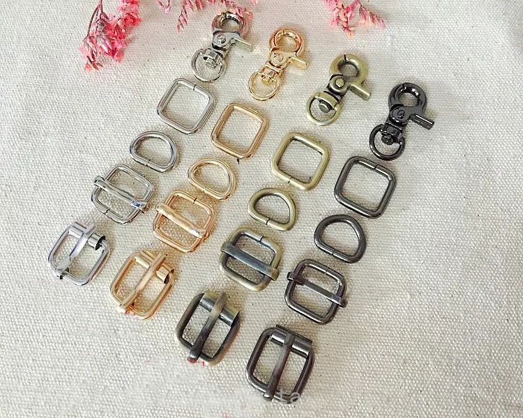 Luggage Bag Parts Accessories collocation hook D buckle Pin buckle Lobster clasp Repair the bag 9mm and 1.3cm 10pcs/lot
Luggage Bag Parts Accessories collocation hook D buckle Pin buckle Lobster clasp Repair the bag 9mm and 1.3cm 10pcs/lot