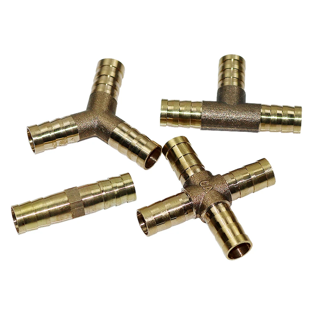 5Pcs 6mm 1//4/" Y Shape 3 Way Hose Barbed Connector Air Fuel Water Pipe Gas S3