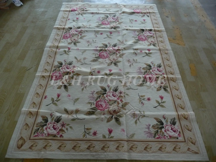 Free shipping 10K 5'x8' needlepoint woolen rugs roses design handmade for home decoration
Free shipping 10K 5'x8' needlepoint woolen rugs roses design handmade for home decoration