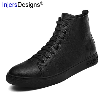 plus Size 38-48 Fashion High Top Skateboarding Shoes Men Genuine Leather Casual Sneakers Men Zip Warm Trainers Zapatos De Hombre
plus Size 38-48 Fashion High Top Skateboarding Shoes Men Genuine Leather Casual Sneakers Men Zip Warm Trainers Zapatos De Hombre
