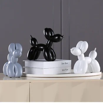 Resin Balloon Dog Statues Handicraft Creative Colorful Sculpture Modern Simple Living Room Desktop Home Decorations Ornaments
Resin Balloon Dog Statues Handicraft Creative Colorful Sculpture Modern Simple Living Room Desktop Home Decorations Ornaments