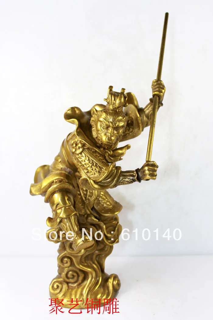 Bronze sculpture, copper monkey king decoration copper crafts Bronze statue copper
Bronze sculpture, copper monkey king decoration copper crafts Bronze statue copper