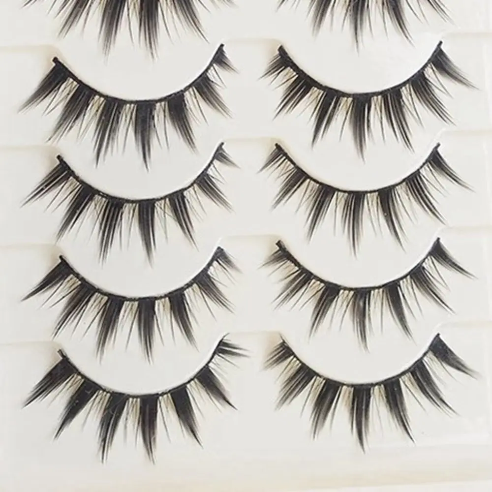 5Pairs Japanese Serious Makeup False Eyelashes Black Long Cross Thick Eye Lashes Extension Tools
5Pairs Japanese Serious Makeup False Eyelashes Black Long Cross Thick Eye Lashes Extension Tools