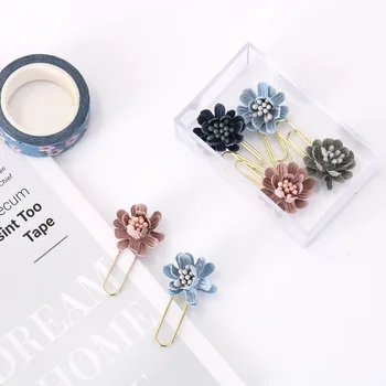 4pcs flower Paper Clips De Papel Notes DIY Bookmark Metal Binder Clips Fish Clips Notes Letter Paper Clips
4pcs flower Paper Clips De Papel Notes DIY Bookmark Metal Binder Clips Fish Clips Notes Letter Paper Clips