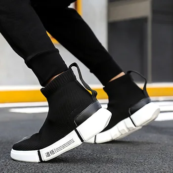 New Men's Flyknit Breathable Casual Shoes Lightweight Comfortable Mesh Shoes Zapatos De Hombre Sneakers High Top Sneakers
New Men's Flyknit Breathable Casual Shoes Lightweight Comfortable Mesh Shoes Zapatos De Hombre Sneakers High Top Sneakers