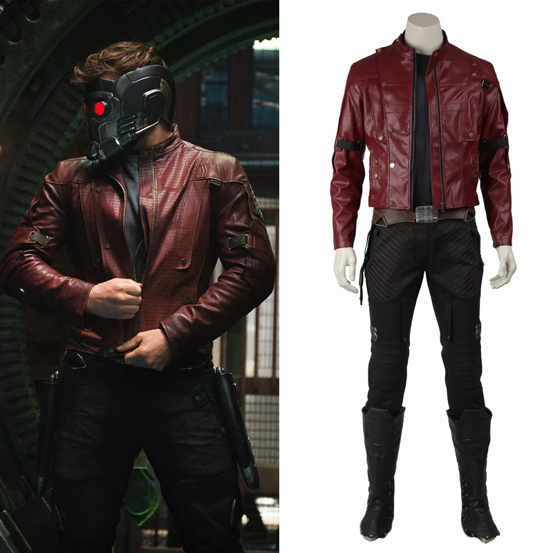 Peter Quill Star Lord Cosplay Jacket Guardians of The Galaxy Costume Halloween Adult Men Leather Coat Outfit Suit Custom Made
Peter Quill Star Lord Cosplay Jacket Guardians of The Galaxy Costume Halloween Adult Men Leather Coat Outfit Suit Custom Made