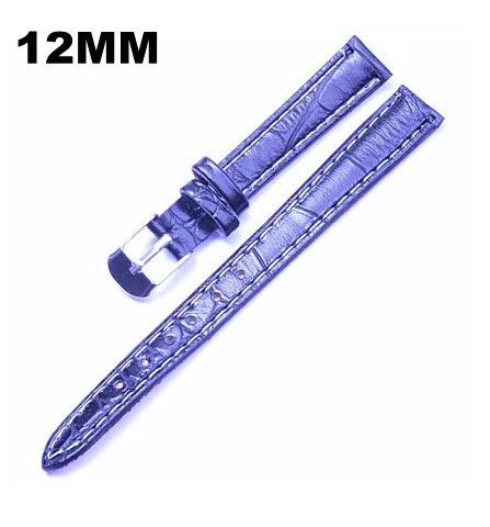 

Wholesale 50pcs/lots high quality 12MM PU leather Watch band watch strap- white , black , coffee -3 color available-31629