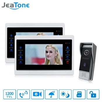 1 to 2 Wired Video Door Phone Doorbell Intercom 7 inch Touch-Button Monitor + 1200TVL Waterproof Security Camera Call Panel
1 to 2 Wired Video Door Phone Doorbell Intercom 7 inch Touch-Button Monitor + 1200TVL Waterproof Security Camera Call Panel