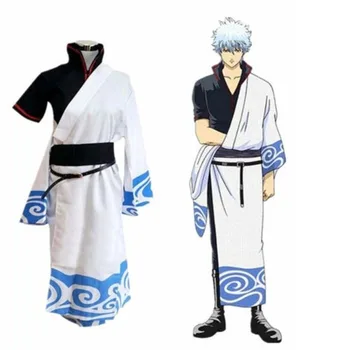 GINTAMA Silver Soul Mens Womens Cosplay Sakata Gintoki Cosplay Party Costumes Kimono Costume Japan Anime Halloween Clothes
GINTAMA Silver Soul Mens Womens Cosplay Sakata Gintoki Cosplay Party Costumes Kimono Costume Japan Anime Halloween Clothes