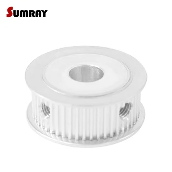 

SUMRAY MXL 60T Timing Pulley 6/8/10/12/14/15/19/20mm Inner Bore Stepper Motor Pulley 7/11mm Width Aluminium Pulley Wheel