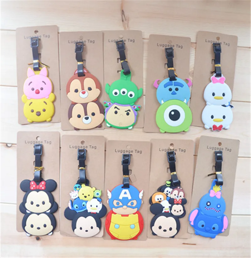 Disney Tsumtsum Mickey Stewart Donald Duck Luggage Tag Creative Cartoon Silicone Consignment Identification Boarding Pass
Disney Tsumtsum Mickey Stewart Donald Duck Luggage Tag Creative Cartoon Silicone Consignment Identification Boarding Pass