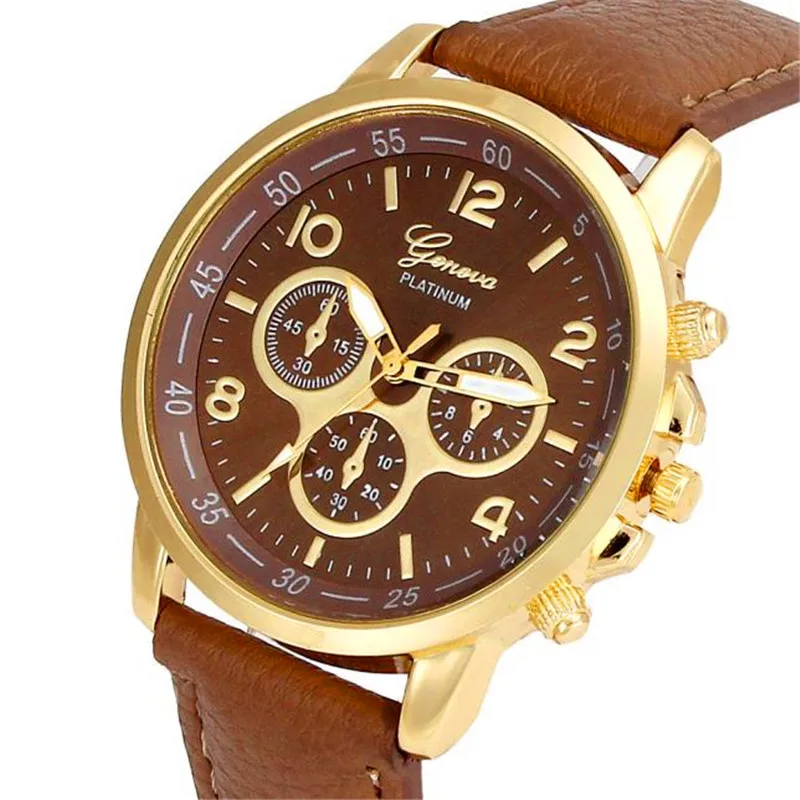 Luxury Women's Watch Unisex Casual Geneva Faux Leather Quartz Analog Wrist Watch Female Causal Gift Clock Relogio Feminino #A
Luxury Women's Watch Unisex Casual Geneva Faux Leather Quartz Analog Wrist Watch Female Causal Gift Clock Relogio Feminino #A