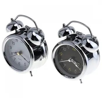 3 Inch Convenient Portable Pro-environment Silver Plating Bell Alarm Clock with Night Light Support AA Battery
3 Inch Convenient Portable Pro-environment Silver Plating Bell Alarm Clock with Night Light Support AA Battery