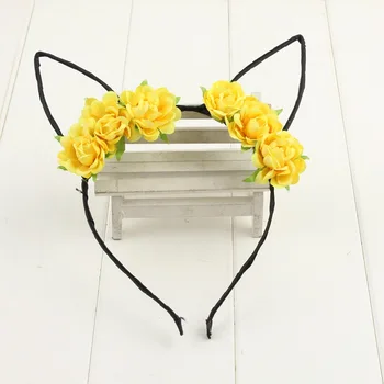 Hairband Rose Flowers Cat Ears Girls Costume Accessry Hoop Party Woman Gift Decor Hair Band home decor birthday
Hairband Rose Flowers Cat Ears Girls Costume Accessry Hoop Party Woman Gift Decor Hair Band home decor birthday
