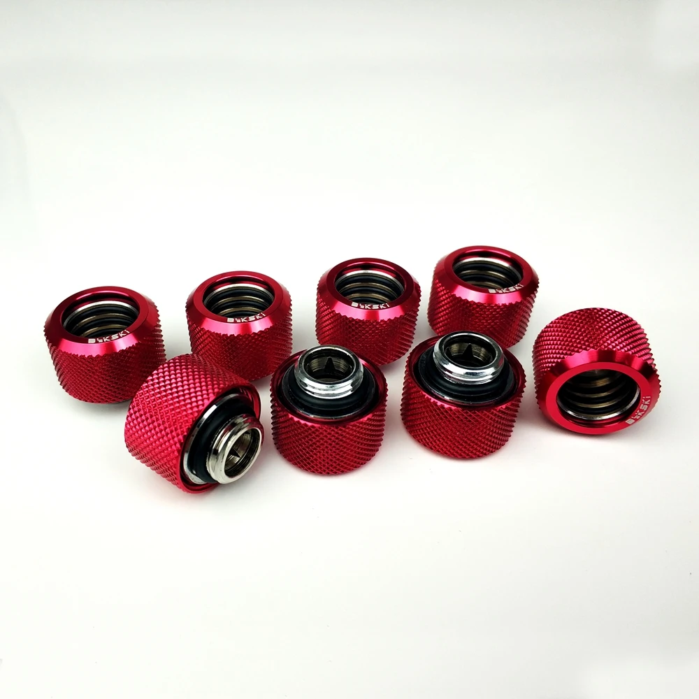 8pcs/lot Hard Tube Fitting OD12mm/OD14mm/OD16mm Hand Compression Fitting G1/4' 4 Layer Seal Ring use for PMMA/PETG Rigidity Tube
8pcs/lot Hard Tube Fitting OD12mm/OD14mm/OD16mm Hand Compression Fitting G1/4' 4 Layer Seal Ring use for PMMA/PETG Rigidity Tube
