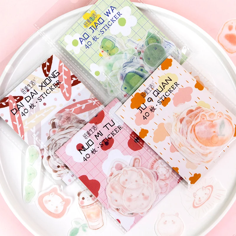 40 Pcs/lot Zhimo Cute cartoon animal mini paper sticker package DIY diary decoration sticker album scrapbooking
40 Pcs/lot Zhimo Cute cartoon animal mini paper sticker package DIY diary decoration sticker album scrapbooking